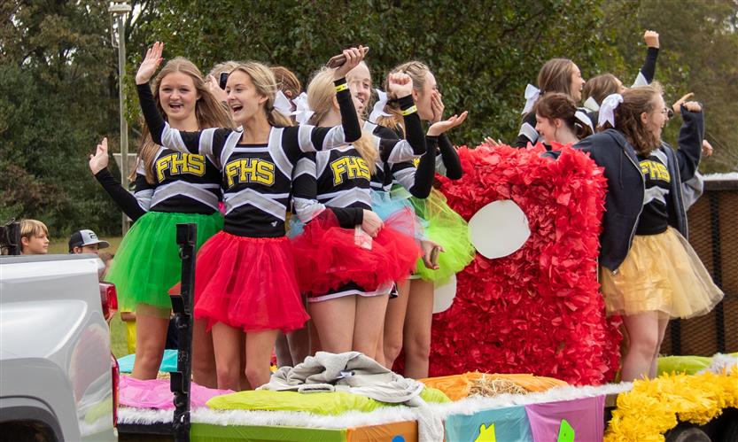 Fairview High's homecoming parade